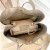 Duża torba Beige shopperka beżowa skórzana zamszowa Laura Biaggi